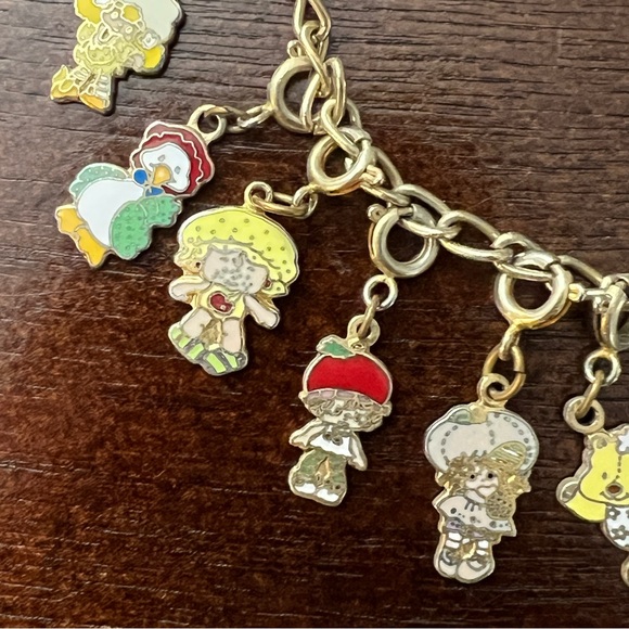 Vintage Strawberry Shortcake 14 Charm Bracelet AGC Kenner Mail Away COMPLETE - Picture 5 of 17